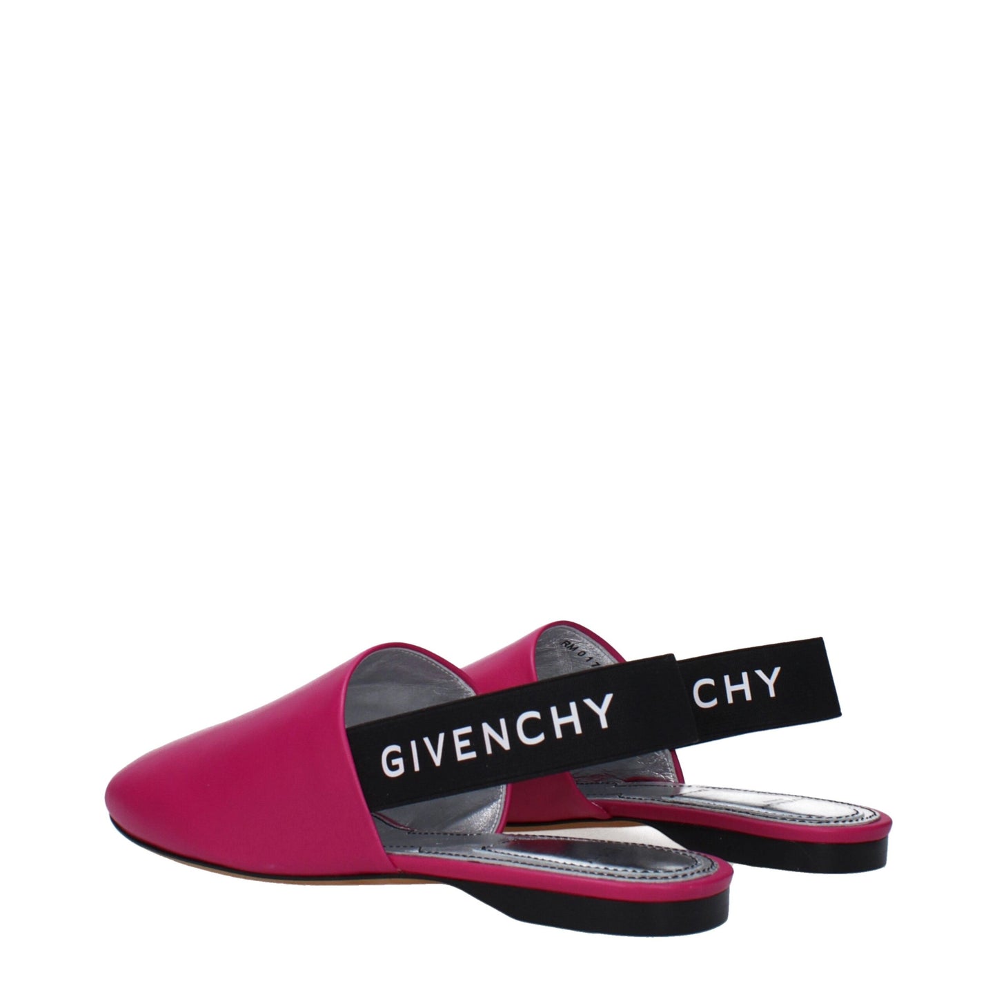 Givenchy Roze Lederen Platte Sandalen