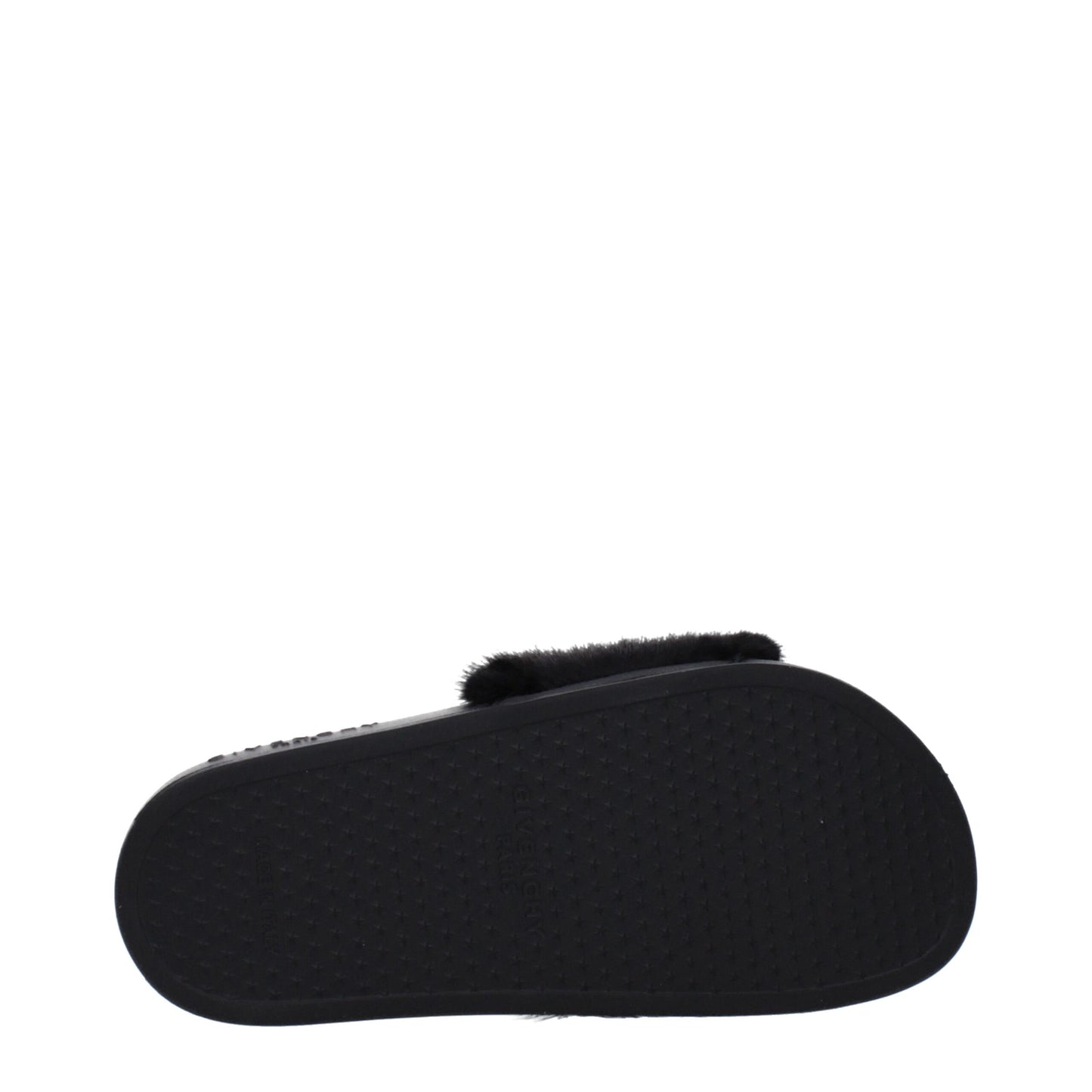 Givenchy Zwarte Katoenen Slippers Sandalen