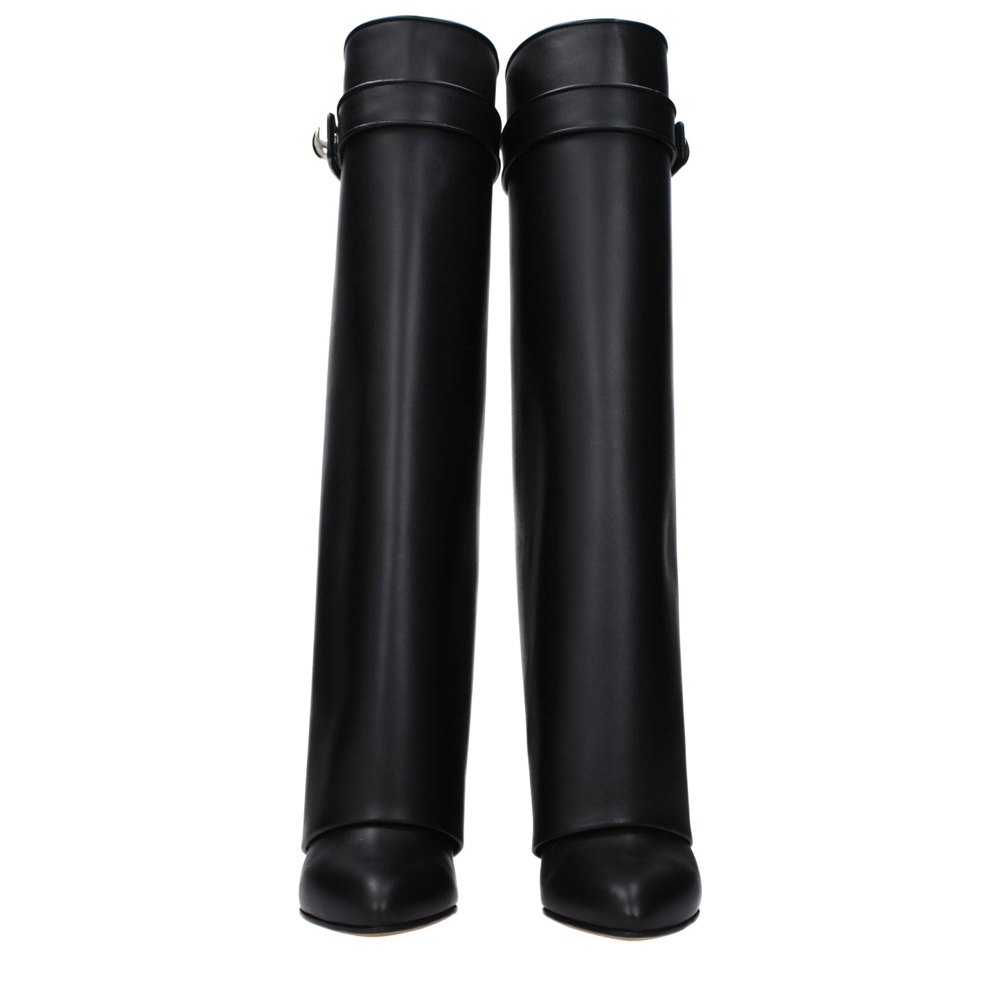 Zwarte leren laarzen van Givenchy