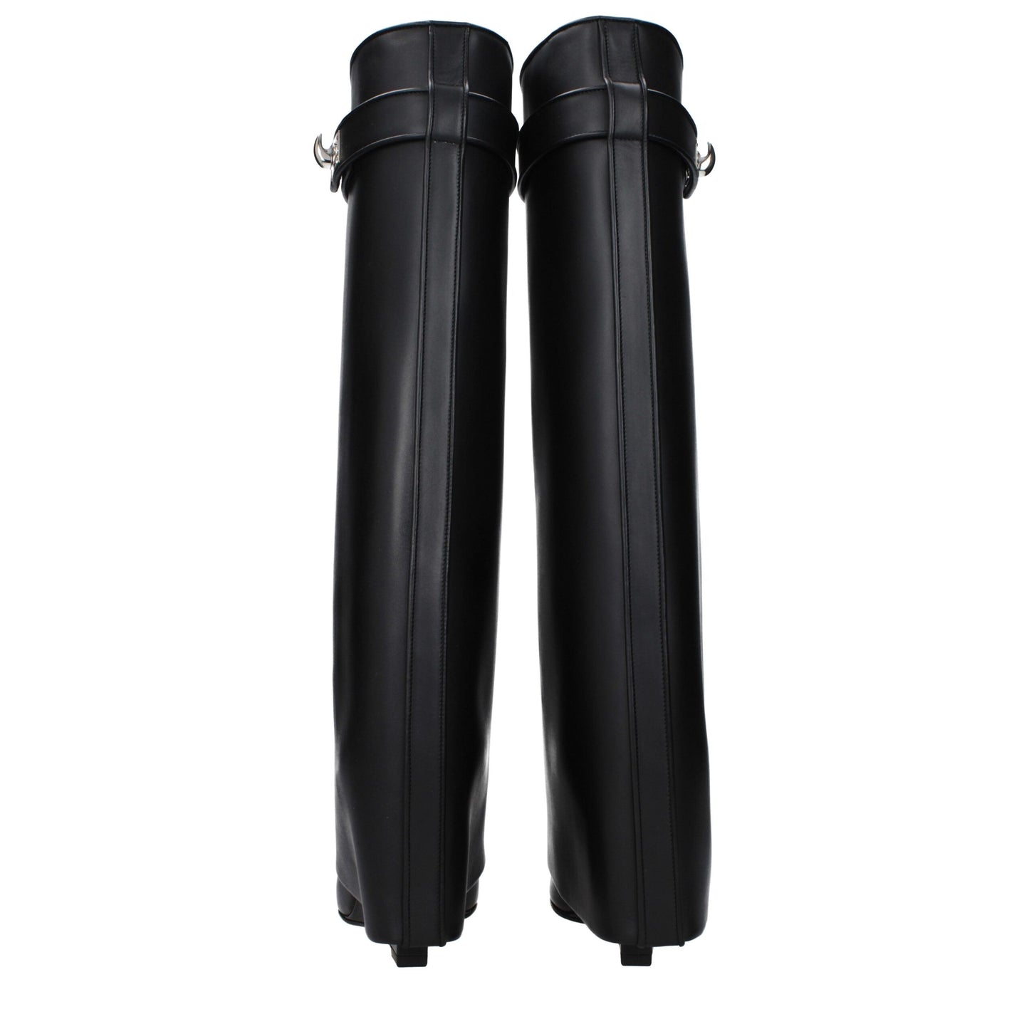 Zwarte leren laarzen van Givenchy