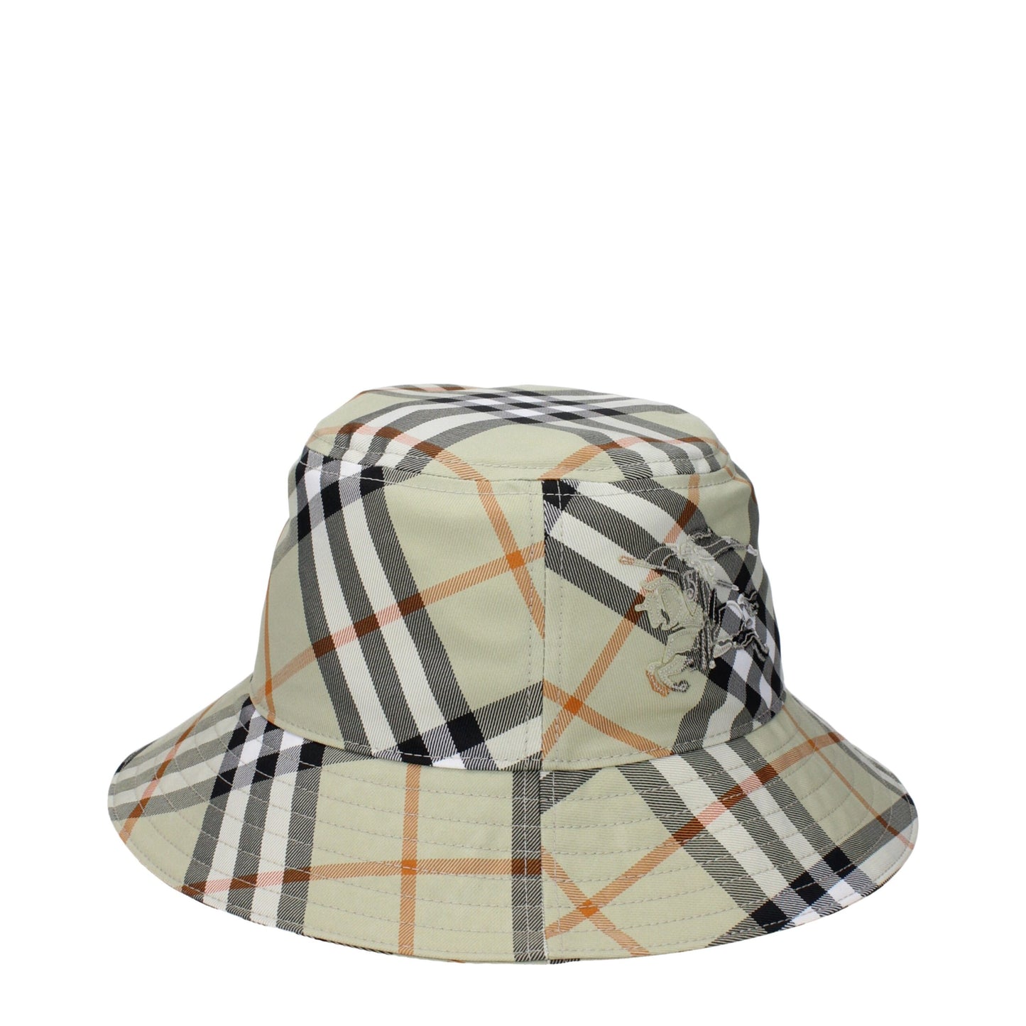 Chapeaux de pêche en tissu vert Burberry