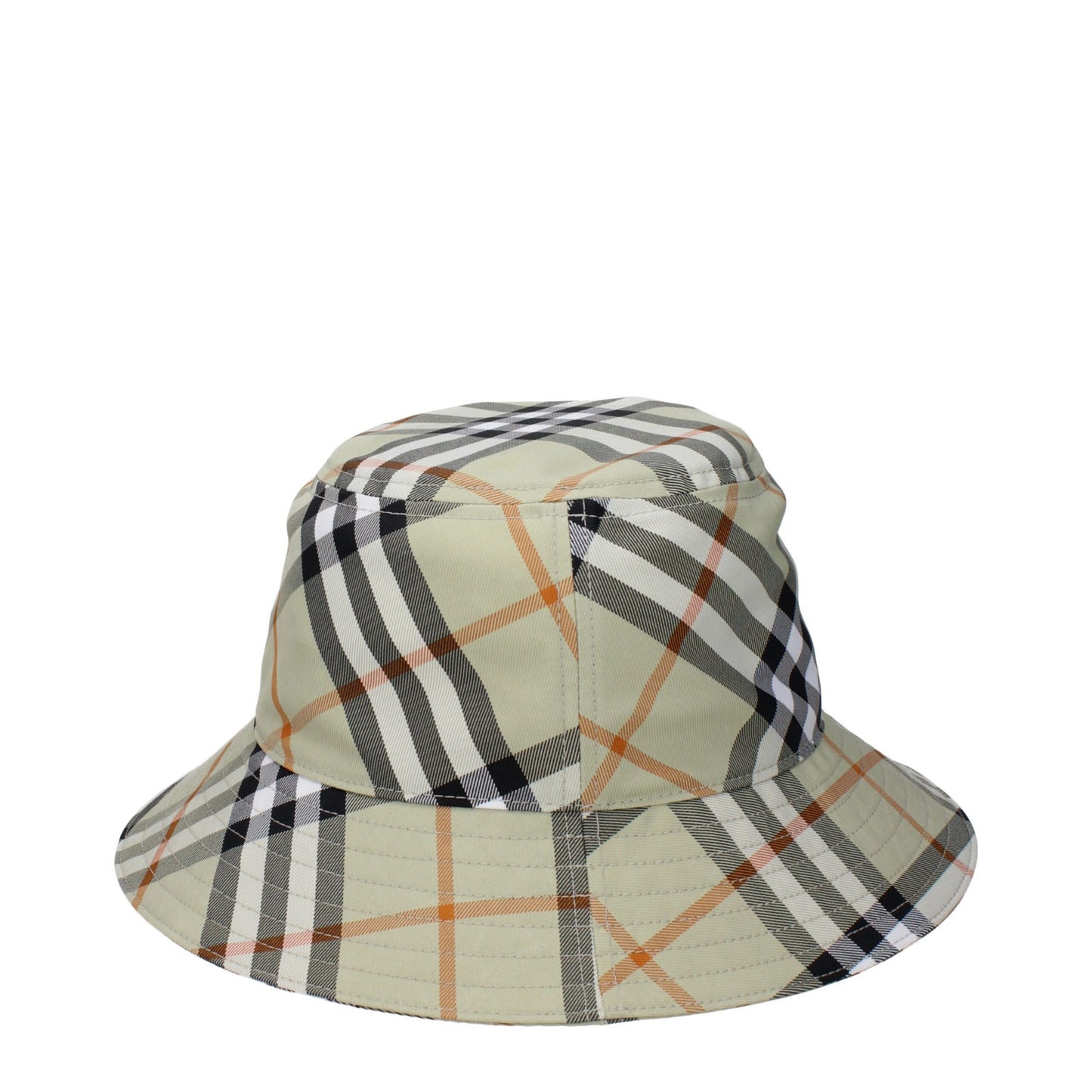 Chapeaux de pêche en tissu vert Burberry