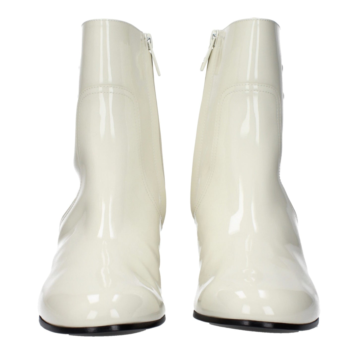 Celine Ankle Boots van Beige Leer