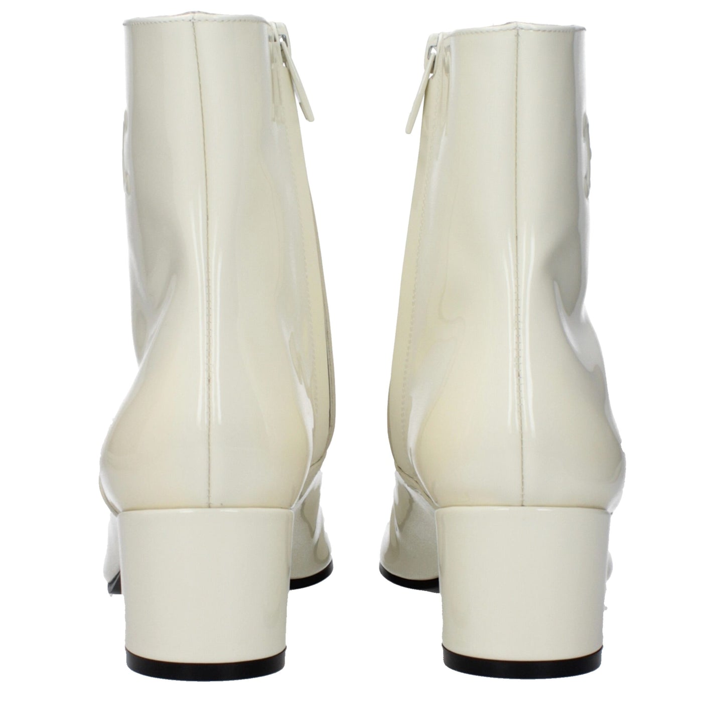 Celine Ankle Boots van Beige Leer