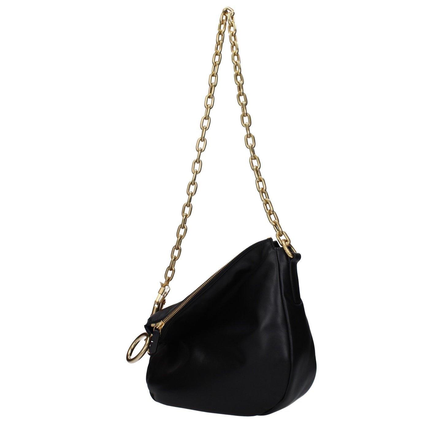 Sacs à bandoulière en cuir noir Burberry