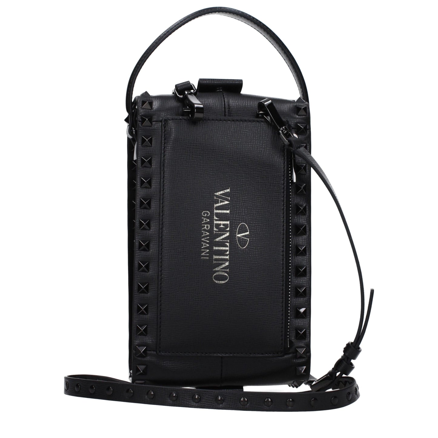 Sacs à main en cuir noir Valentino Garavani