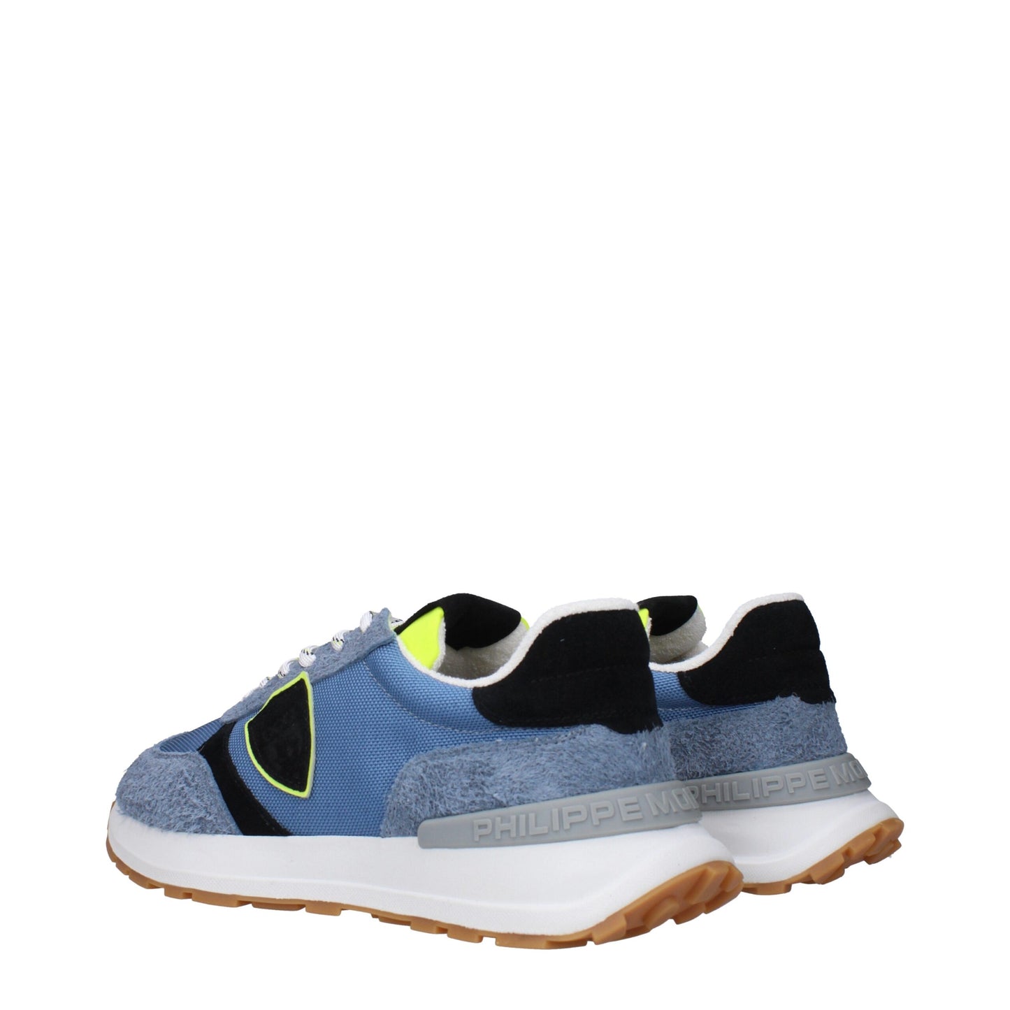 Sneakers de sport en tissu bleu de Philippe Model