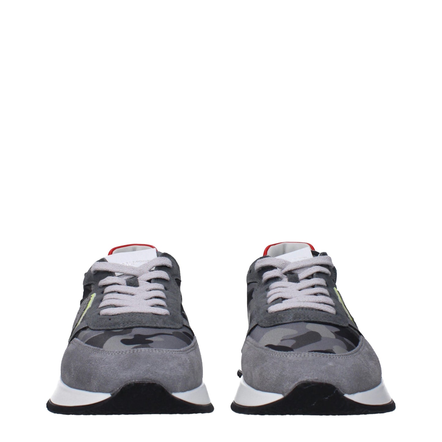 Sneakers en tissu gris de Philippe Model