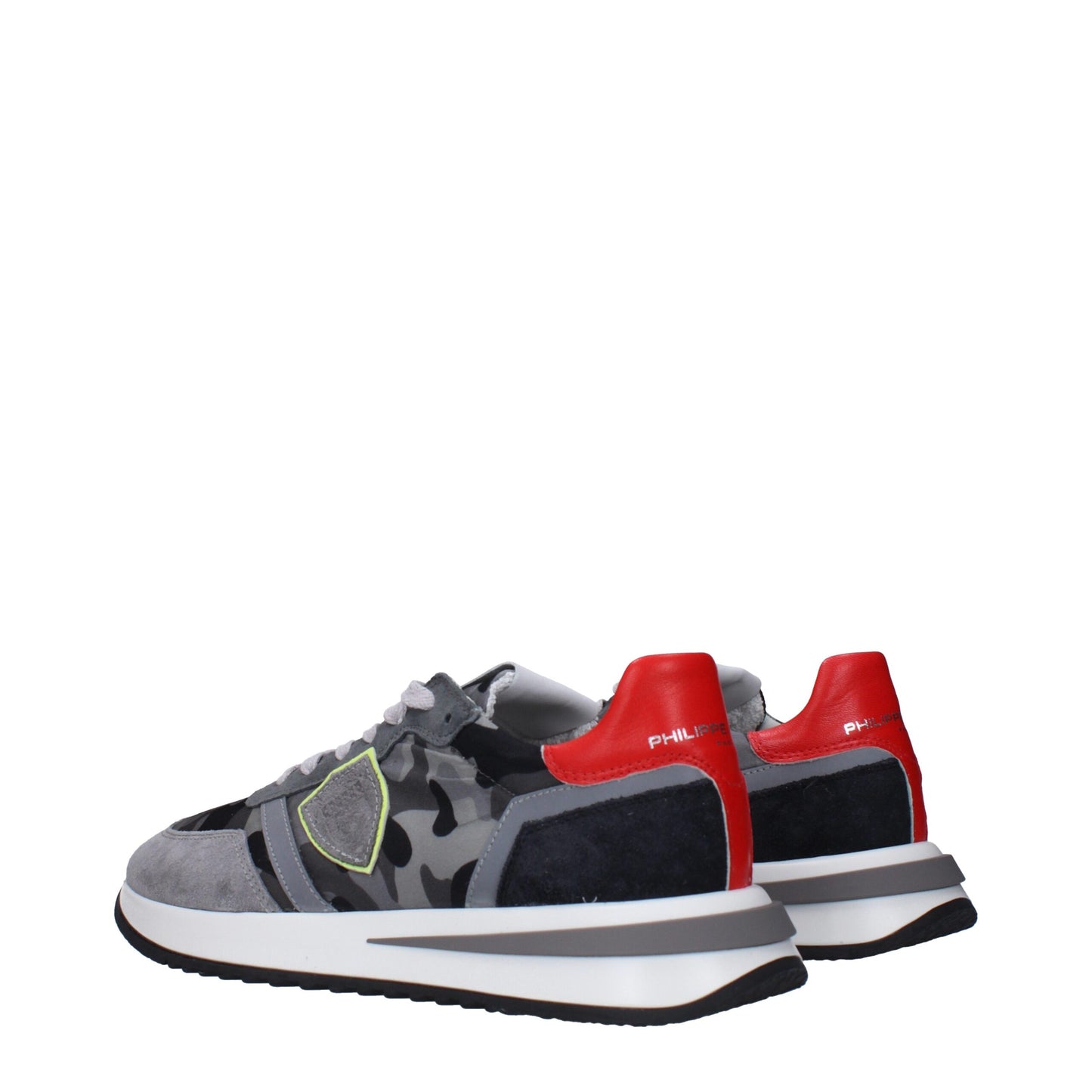 Sneakers en tissu gris de Philippe Model
