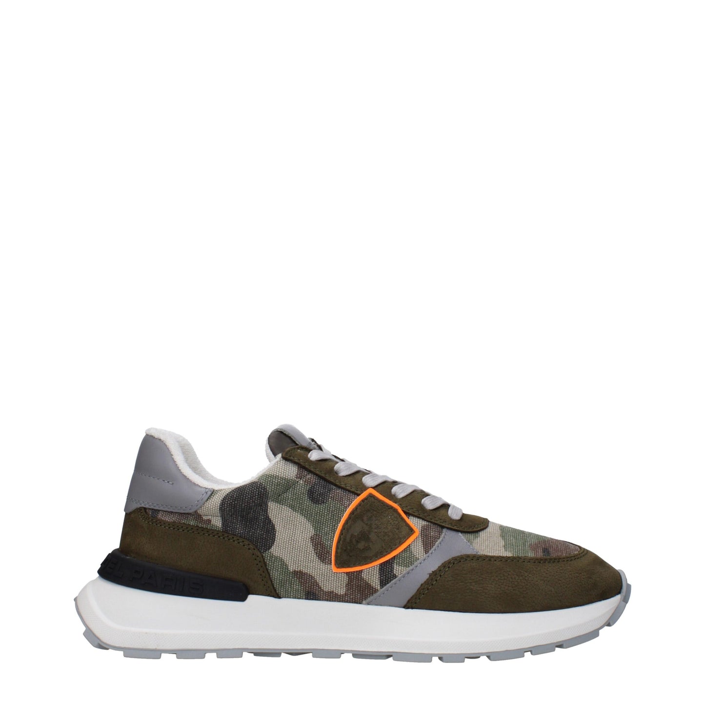 Sneakers de sport en tissu vert de Philippe Model
