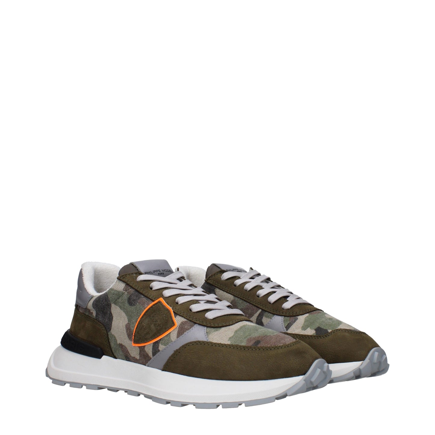 Sneakers de sport en tissu vert de Philippe Model