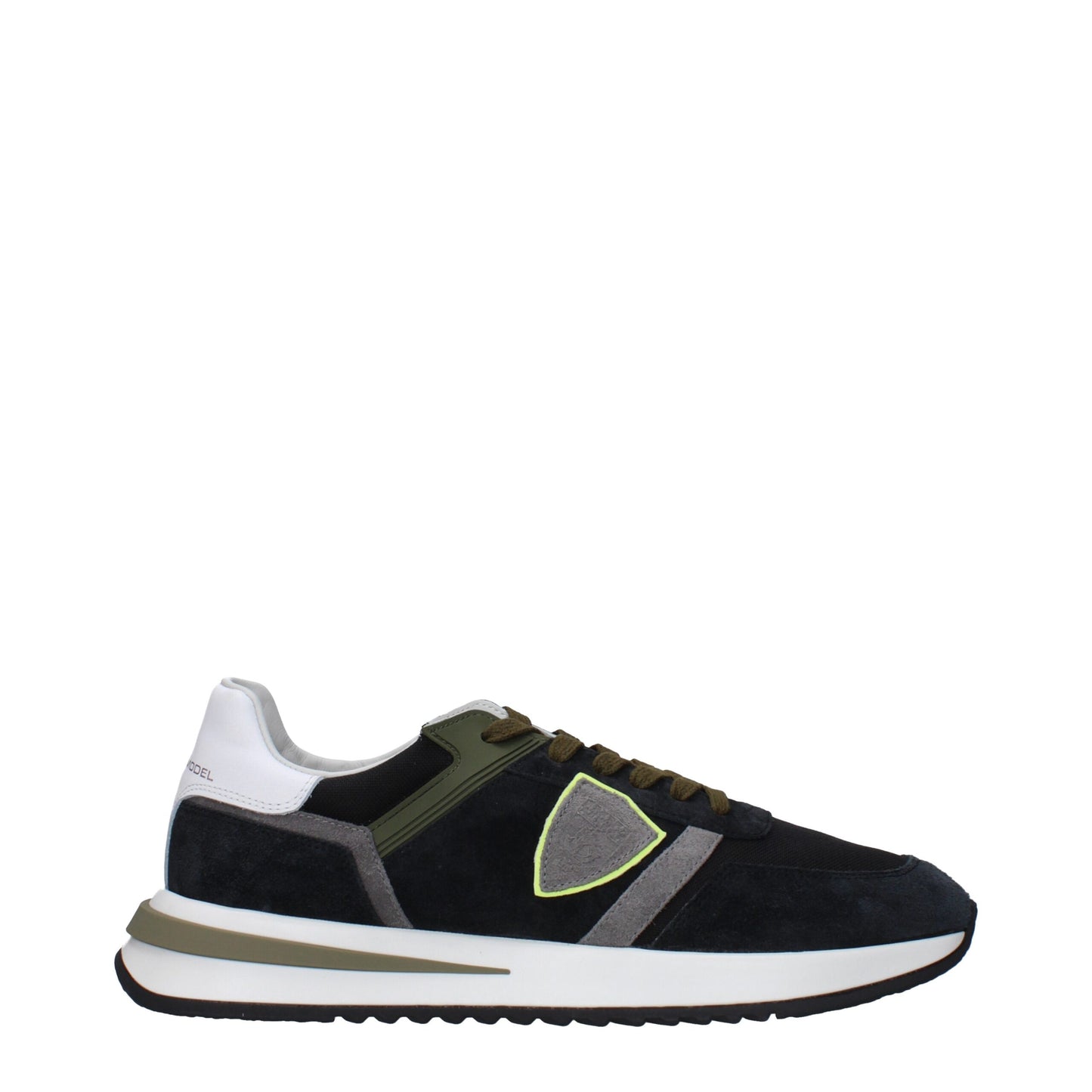 Sneakers de sport en cuir bleu de Philippe Model