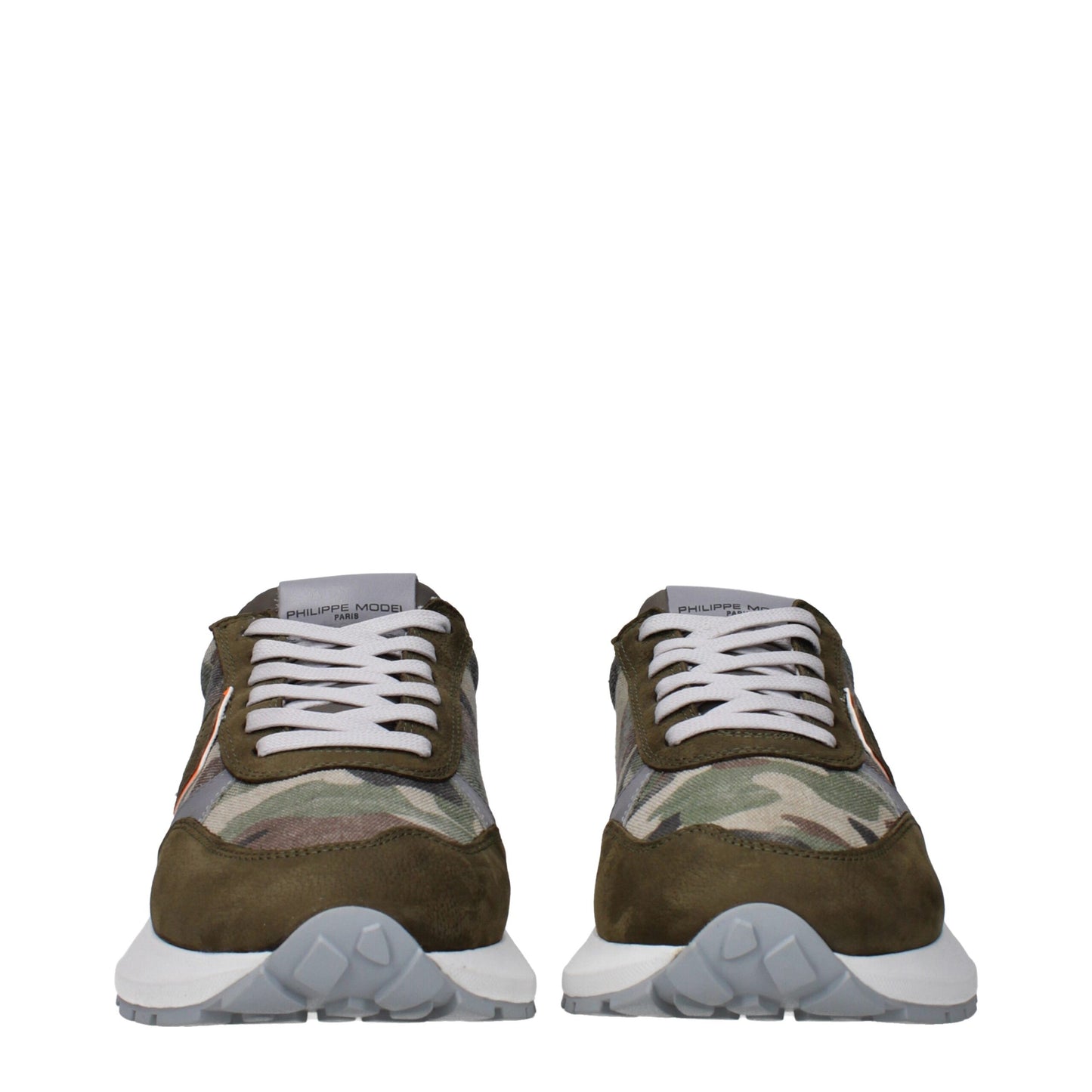 Sneakers de sport en tissu vert de Philippe Model