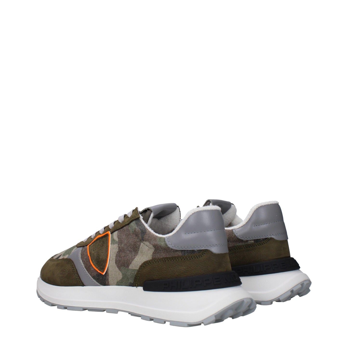 Sneakers de sport en tissu vert de Philippe Model