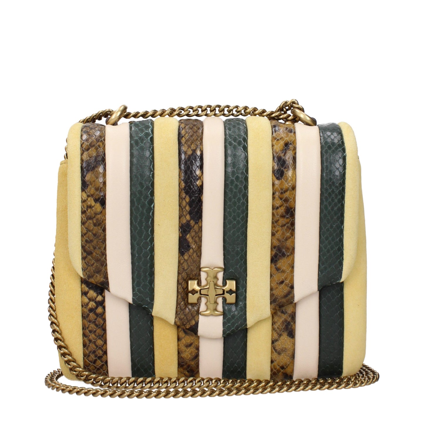 Sacs à bandoulière en cuir jaune Tory Burch