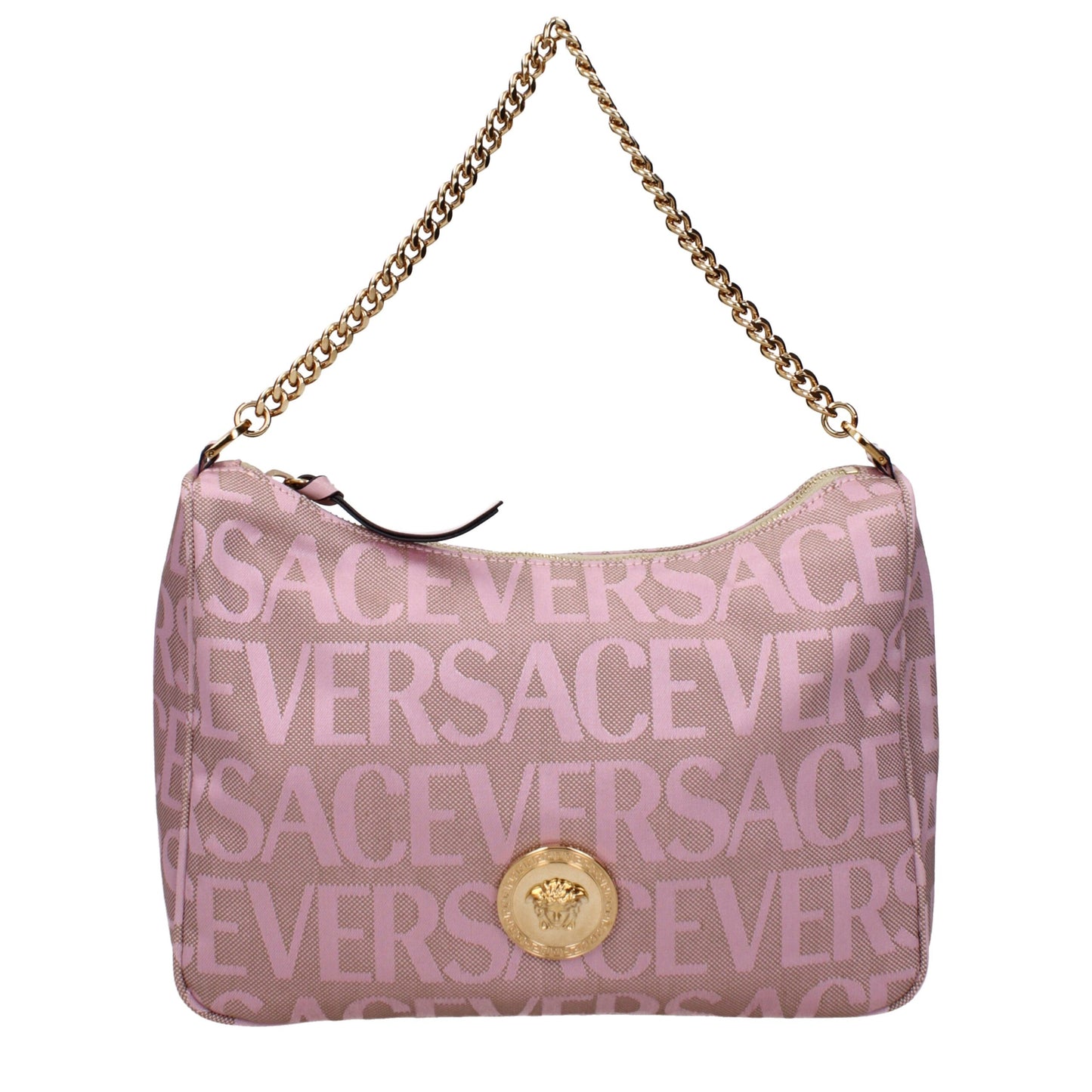 Sacs à main en tissu beige Versace
