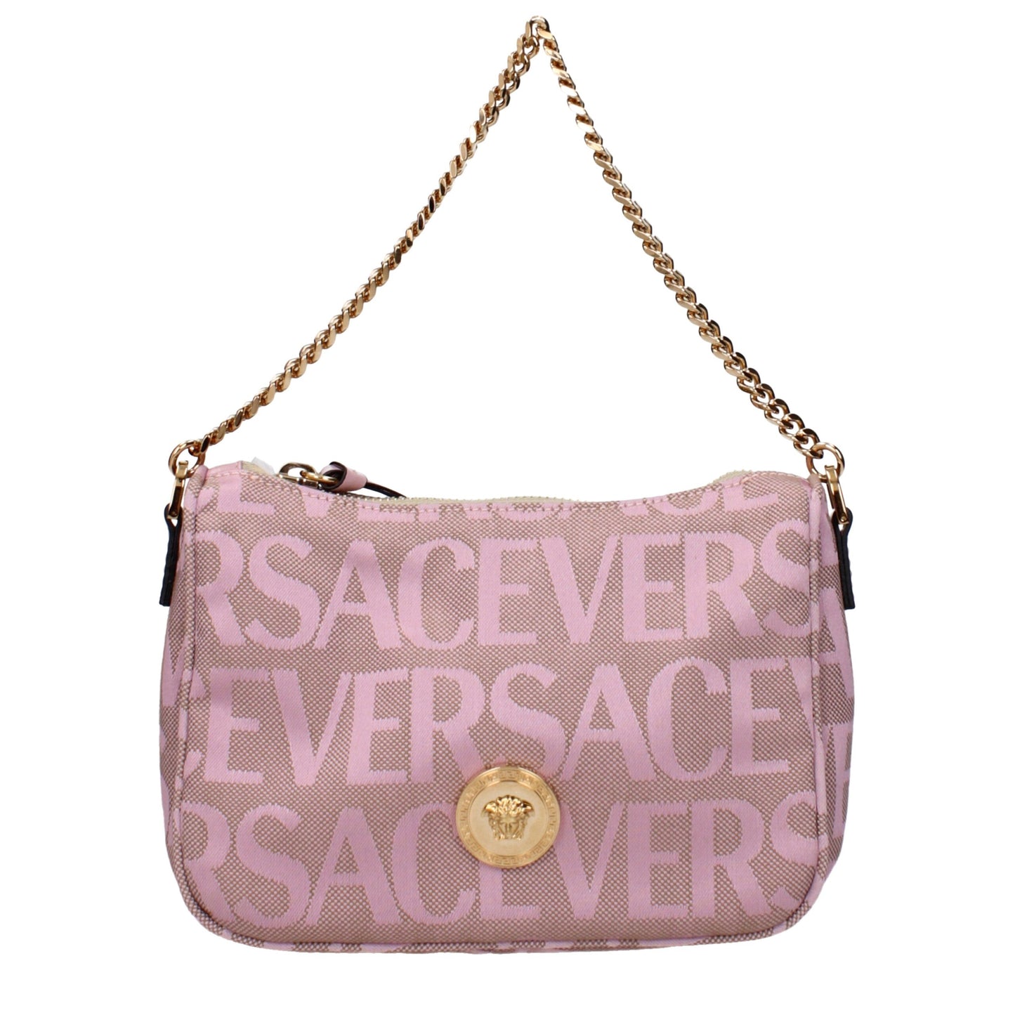 Sacs à main Versace en tissu rose