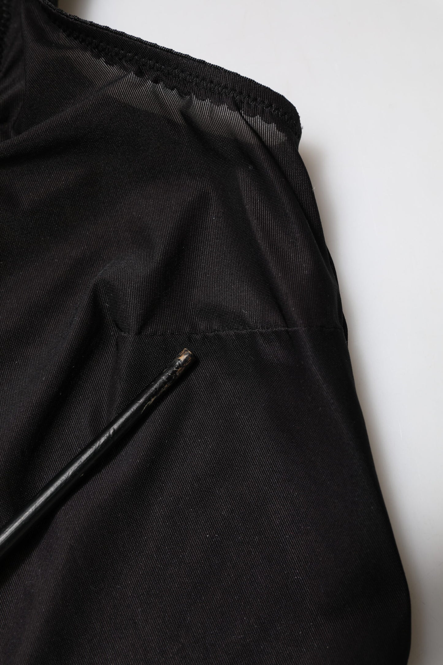 Dolce & Gabbana Black Nylon Sleeveless Round Neck Tank Top