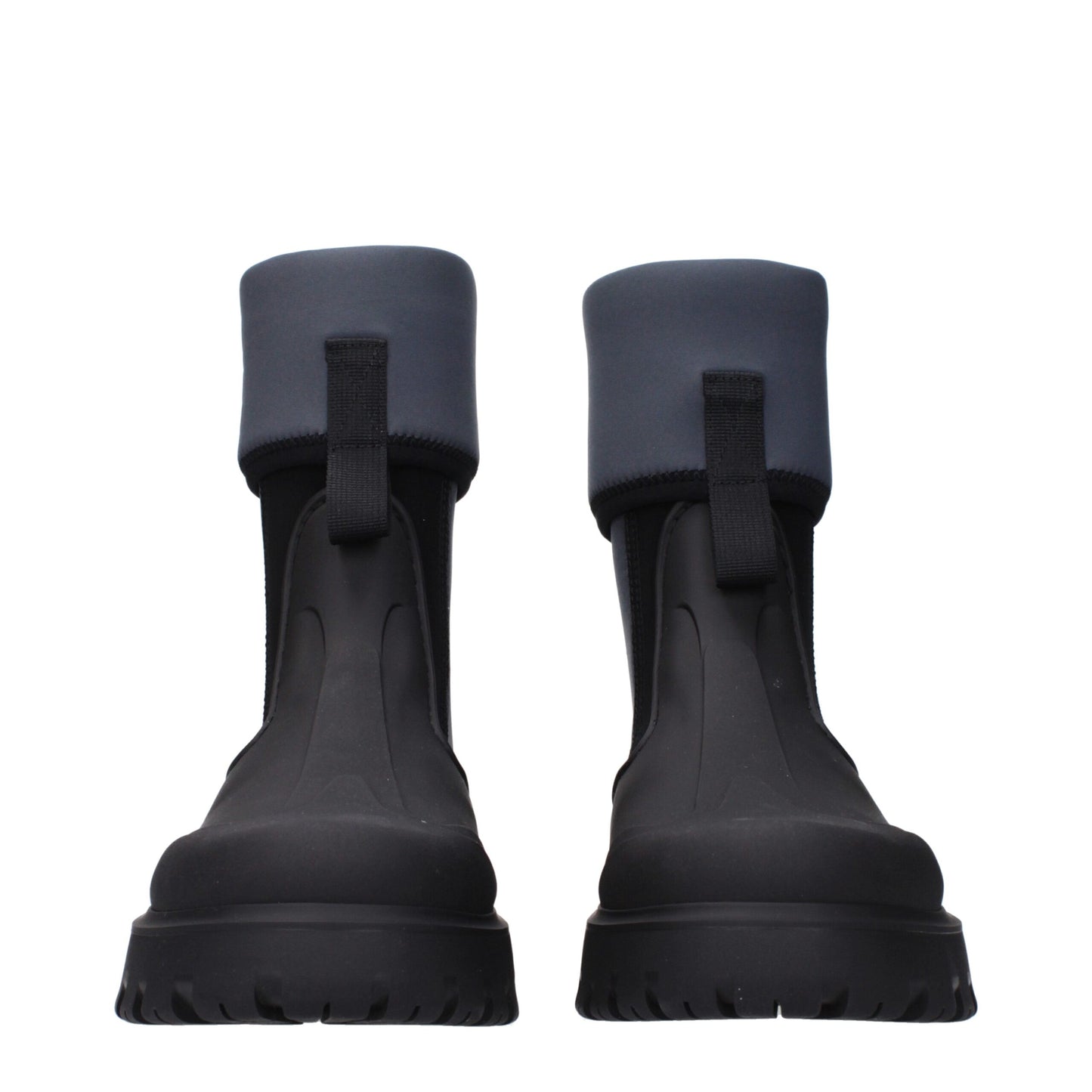 Bottes de cheville en coton noir Christian Dior