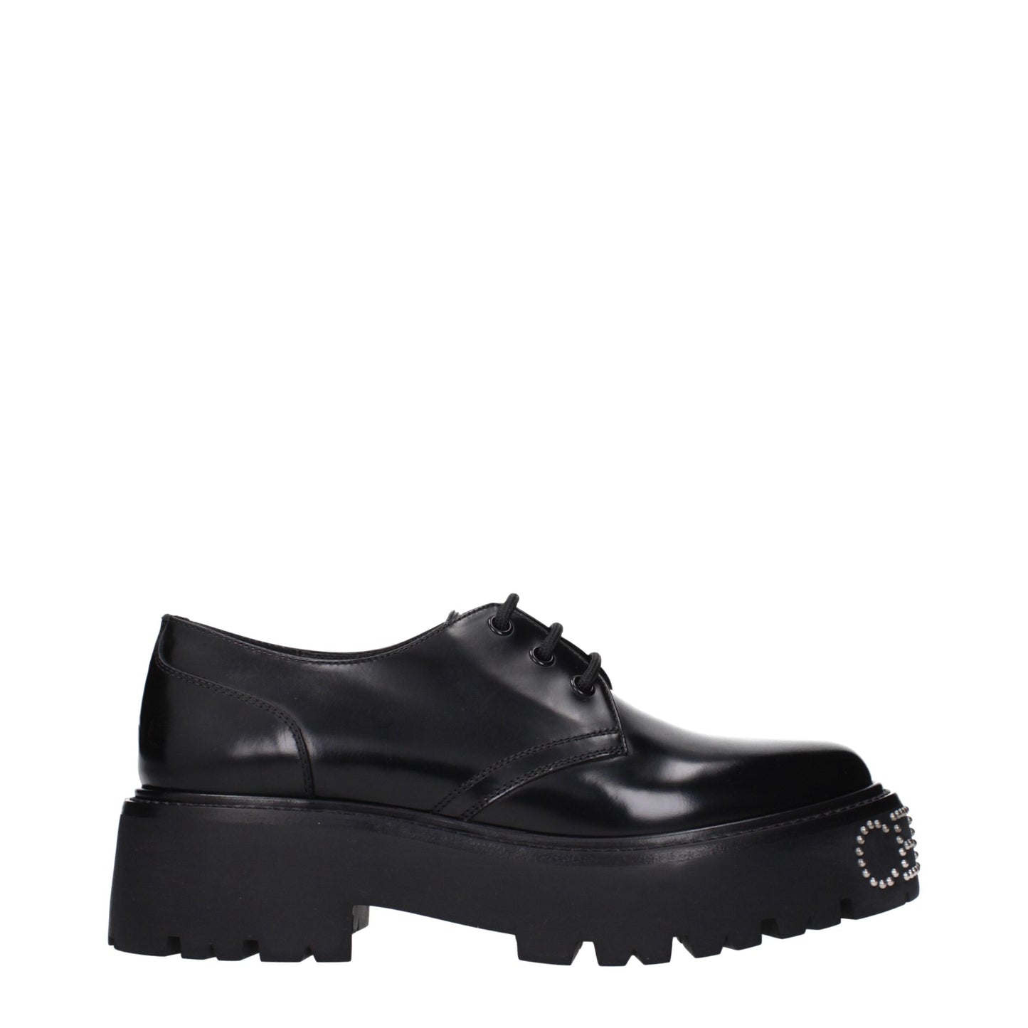 Oxfords et derbies en cuir noir de Céline