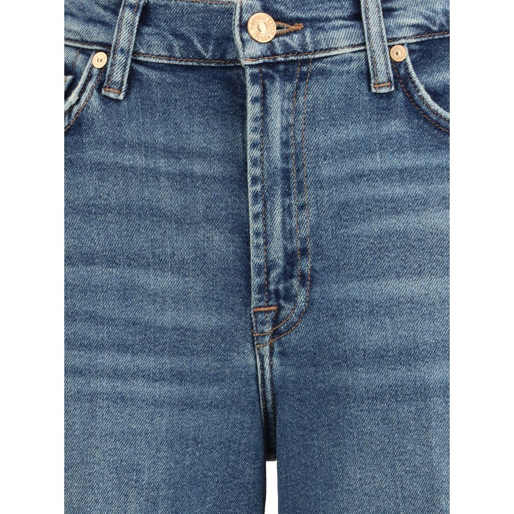 7FOR Lotta Luxe wijde broekspijzen jeans