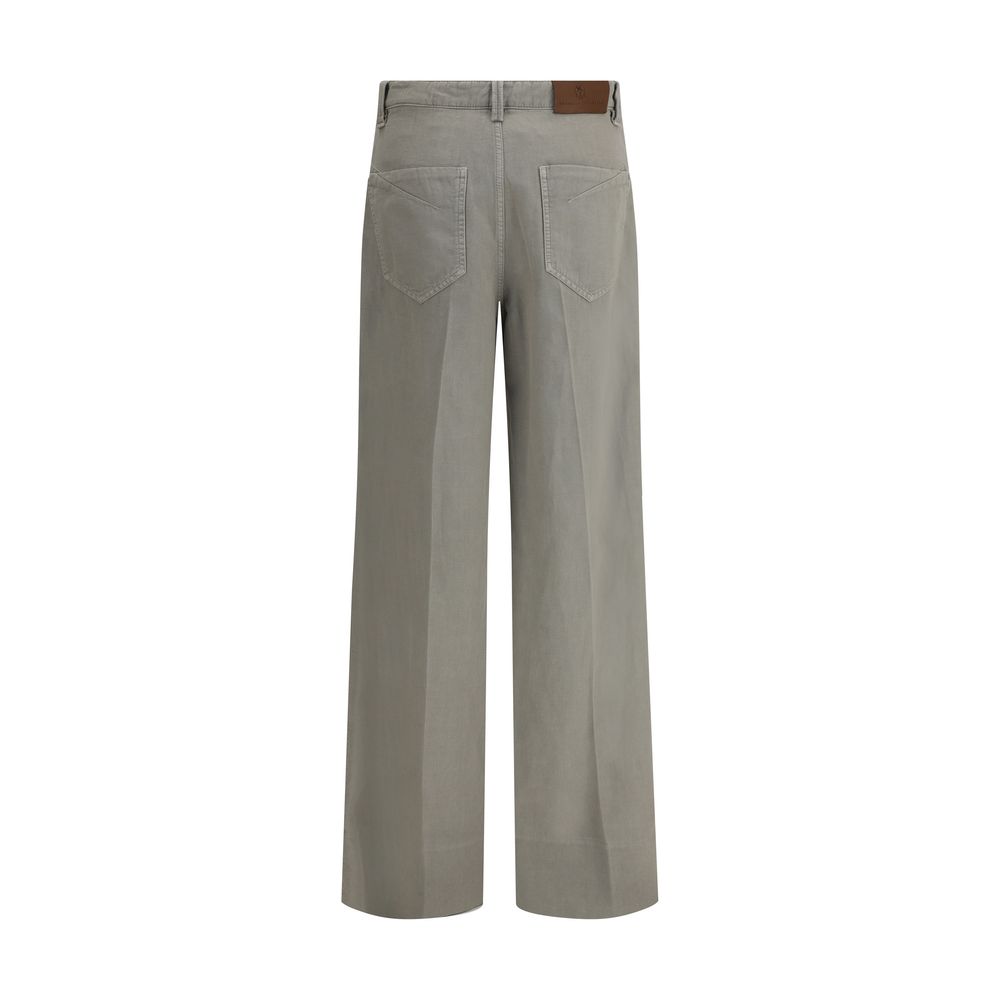 Brunello Cucinelli Wide-leg Jeans