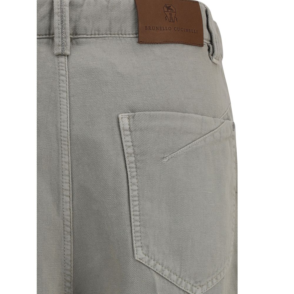 Brunello Cucinelli Wide-leg Jeans