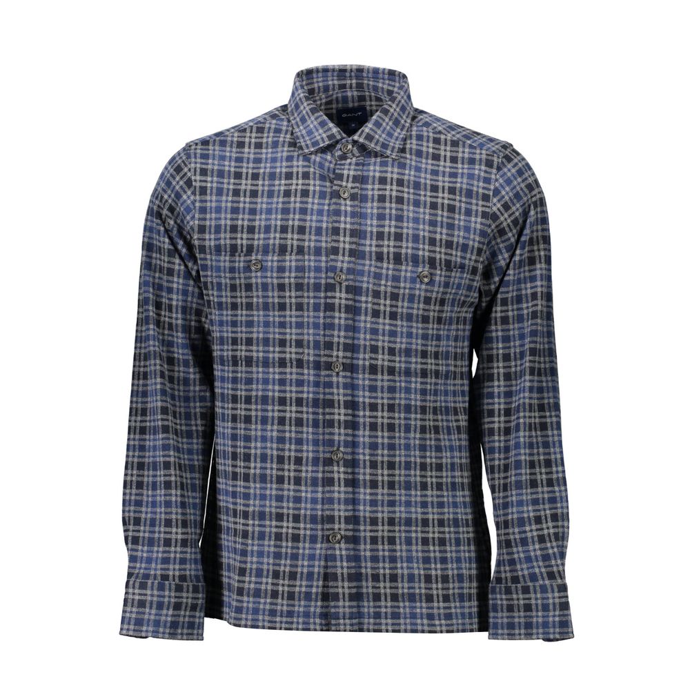Gant blauw katoenen overhemd