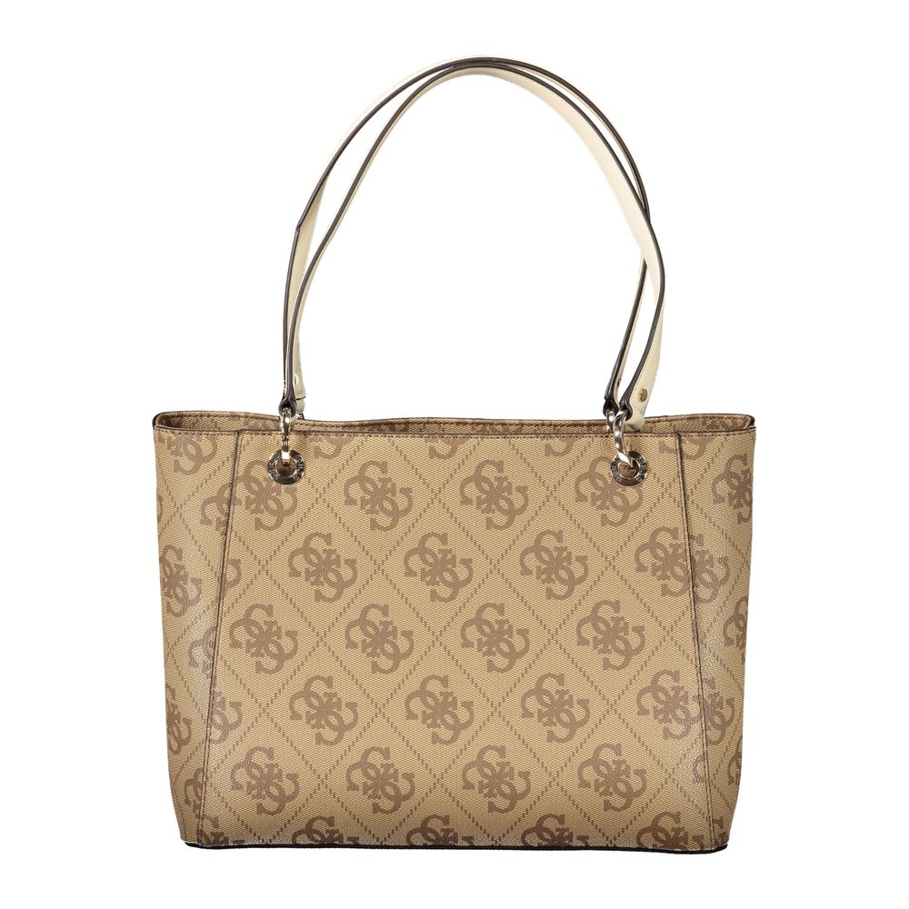 Sac à main Guess Jeans beige en polyéthylène pour femme