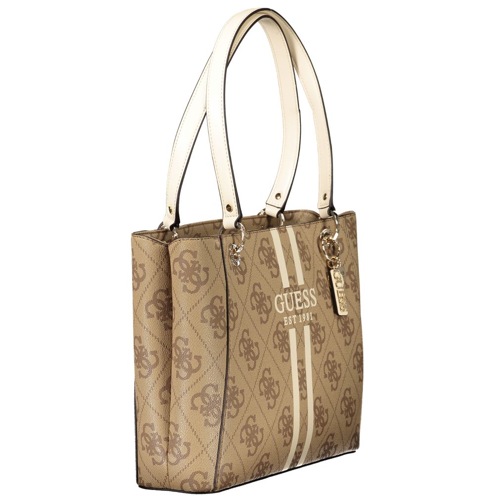 Sac à main Guess Jeans beige en polyéthylène pour femme