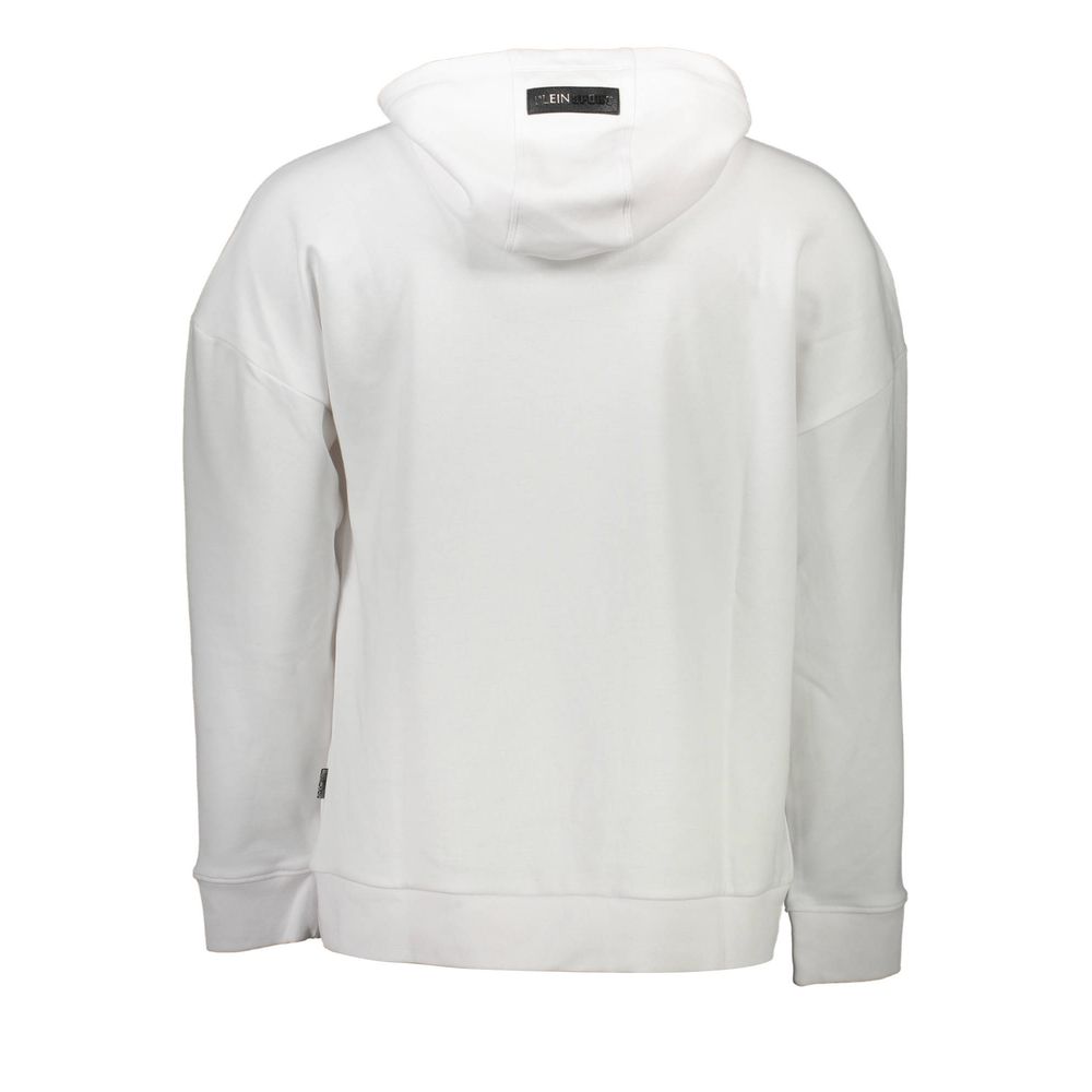 Pull en coton blanc pour homme Plein Sport