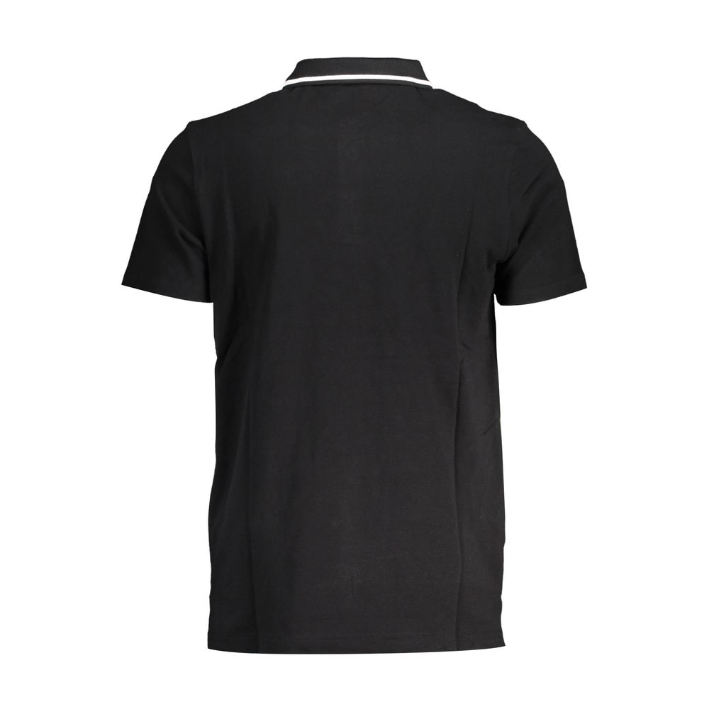Fila Poloshirt van katoen in het zwart