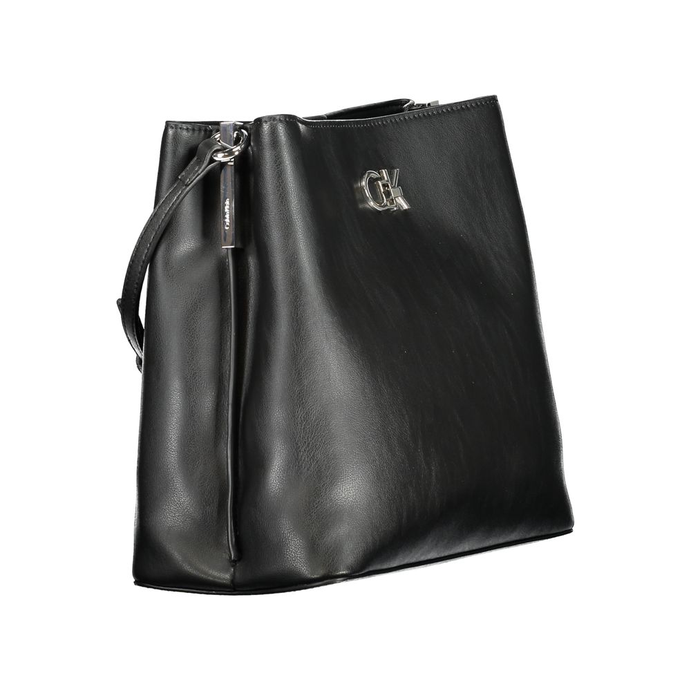 Sac à main en polyester noir Calvin Klein