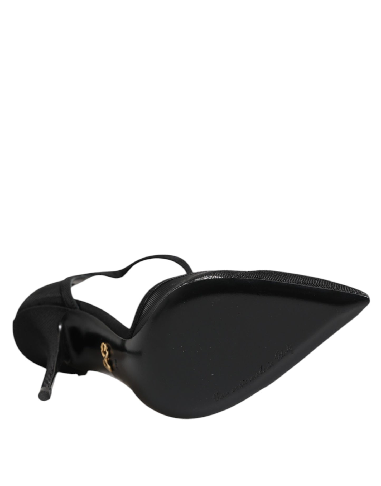 Dolce & Gabbana Zwarte Mesh T-bandje Stiletto Hakken