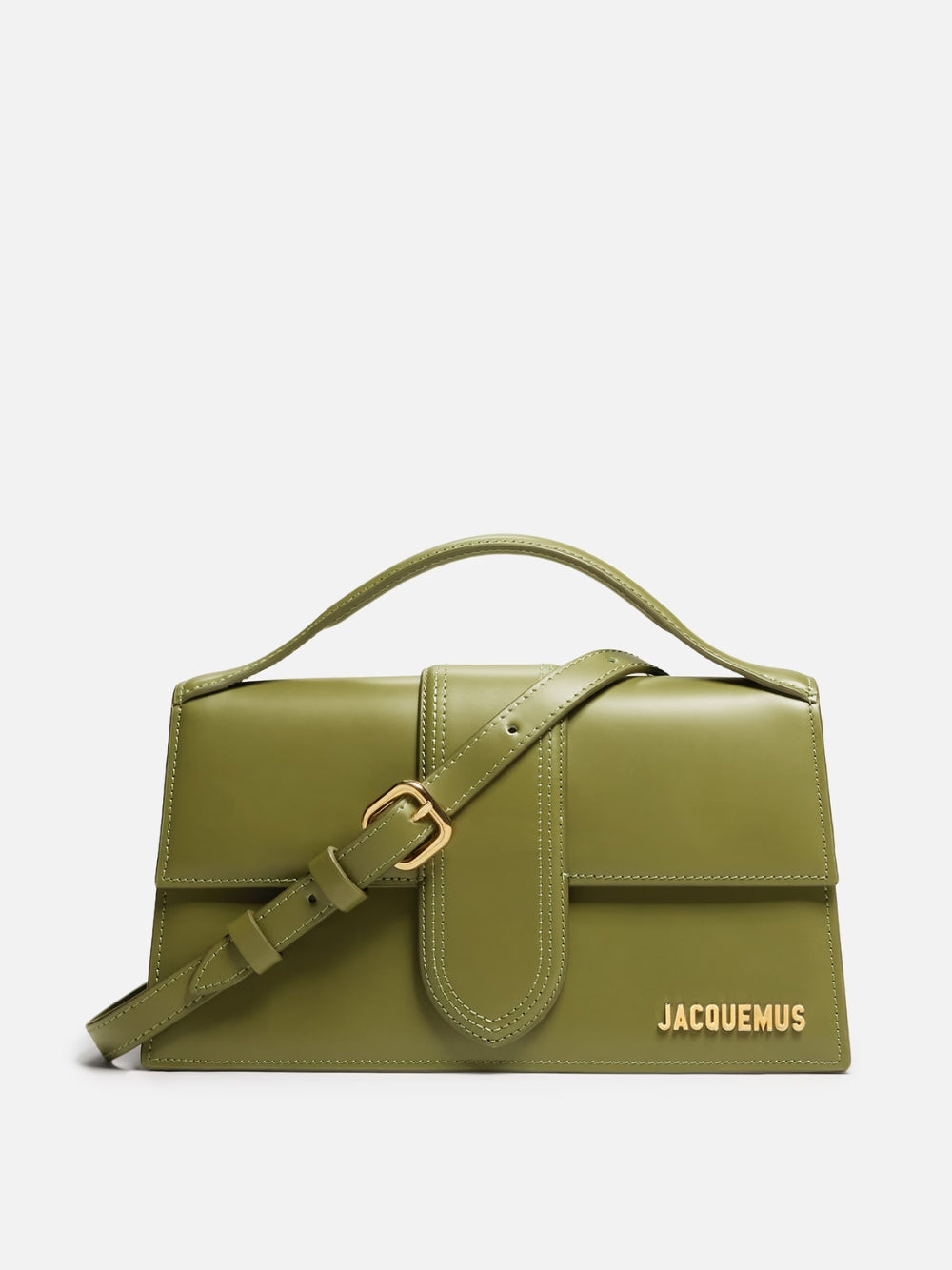 Jacquemus Le Grand Bambino kaki tas