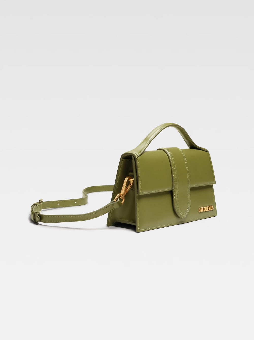 Jacquemus Le Grand Bambino kaki tas