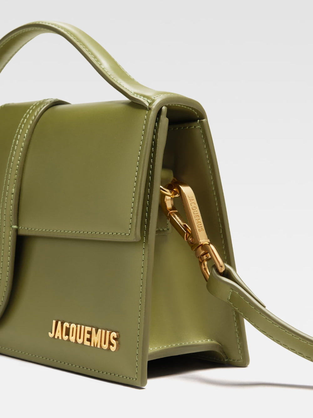 Jacquemus Le Grand Bambino kaki tas