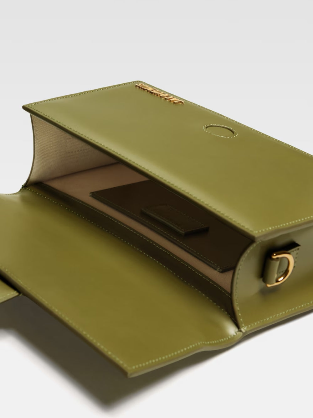 Jacquemus Le Grand Bambino kaki tas