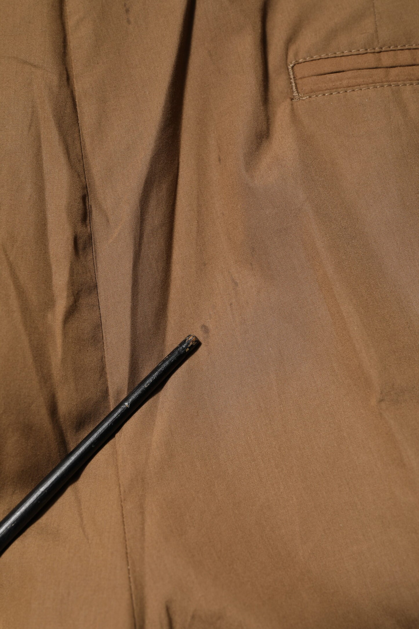 Dolce & Gabbana Brown Cotton Chino Mid Waist Men Jogger Pants