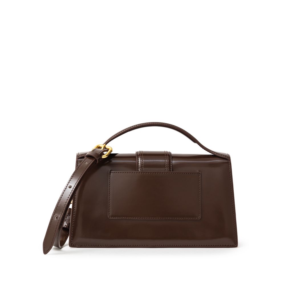 Jacquemus Le Grand Bambino handtas van bruin leer