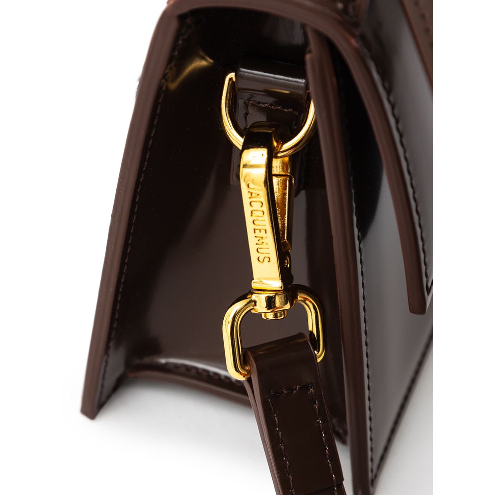 Jacquemus Le Grand Bambino handtas van bruin leer