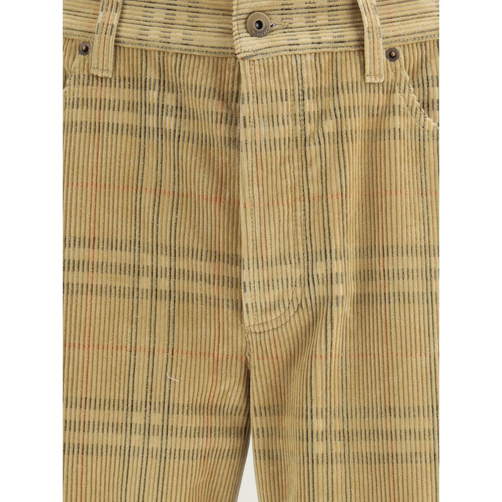 Burberry fluwelen broek