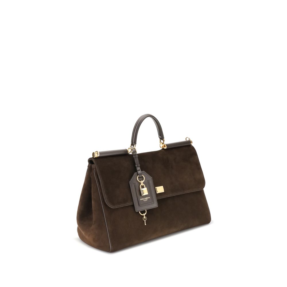 Dolce & Gabbana Sicilië suède handtas