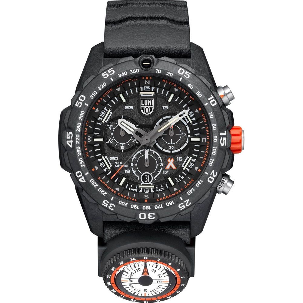 Luminox Zwart Rubberen Horloge