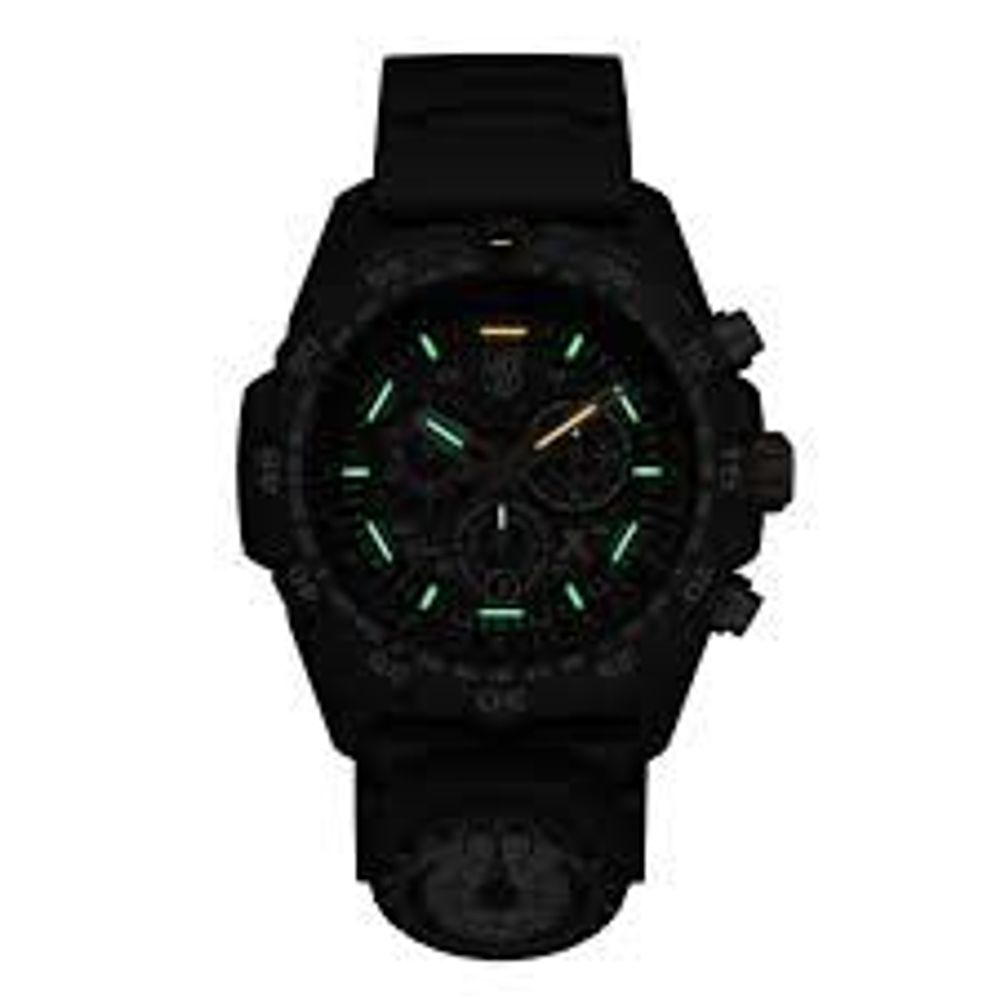 Luminox Zwart Rubberen Horloge