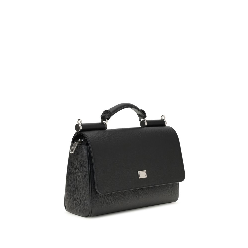 Dolce & Gabbana My Sicily leren handtas