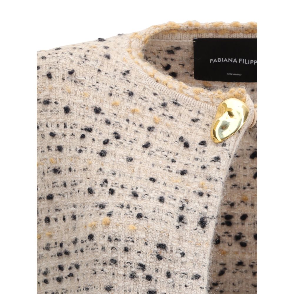 Veste longue en tricot Fabiana Filippi