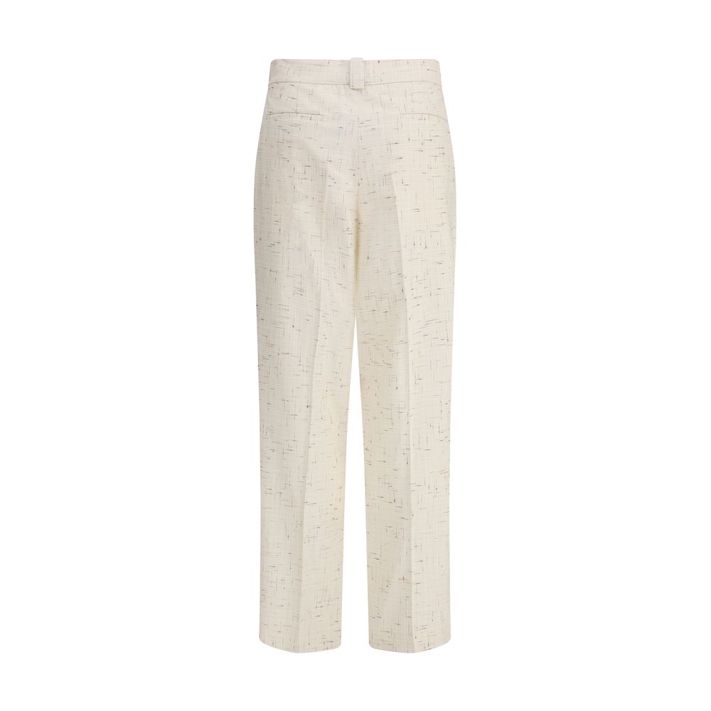 Pantalon en tissu à boutons Fabiana Filippi