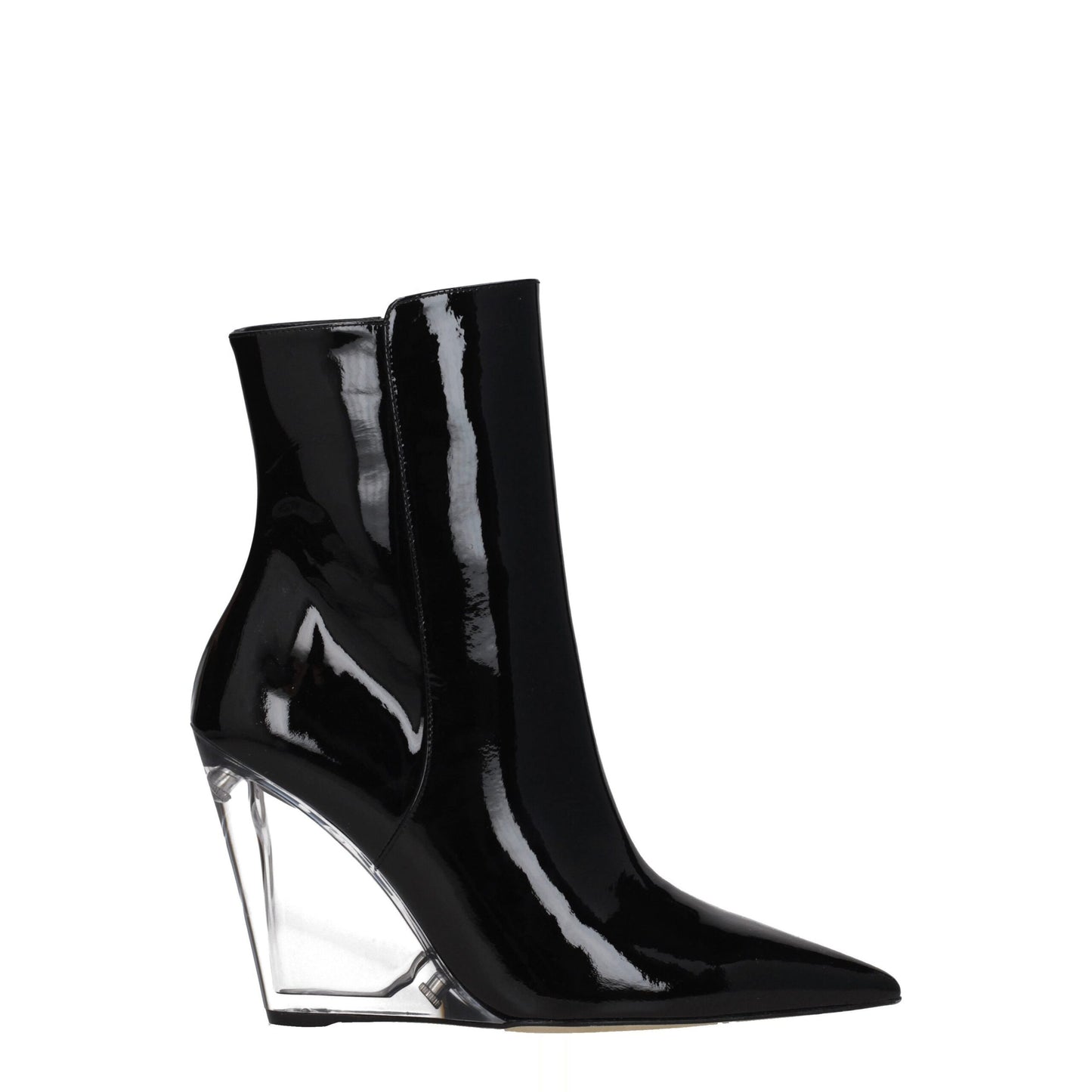 Stuart Weitzman zwarte leren enkellaarzen