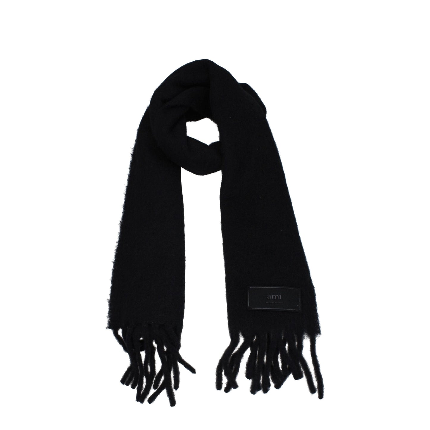 Foulards en cuir noir Ami Paris